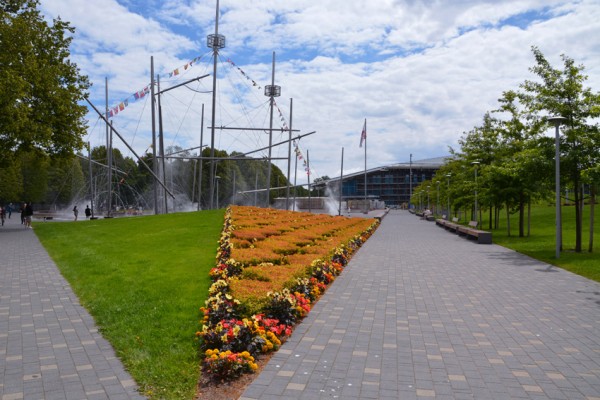 Большая площадь в Вентспилсе