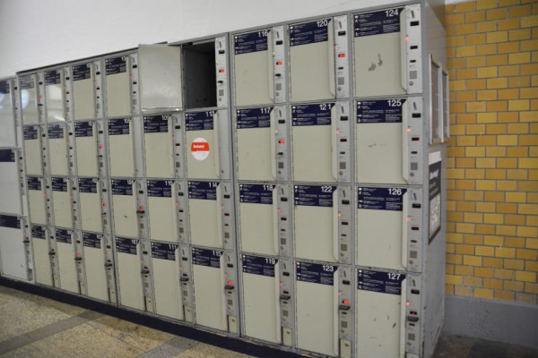 Камера хранения на Alexanderplatz в Берлине