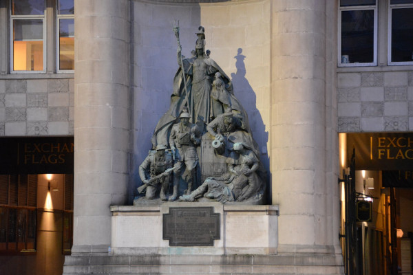 Exchange Newsroom memorial в Ливерпуле