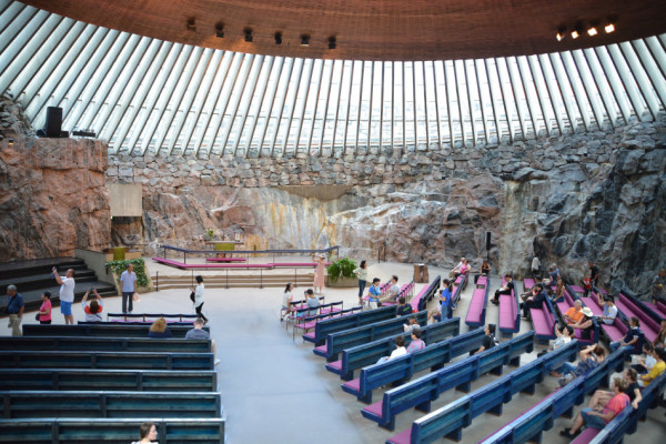 Церковь Темппелиаукио в Хельсинки