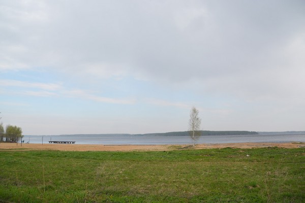 Городской пляж в Калязине