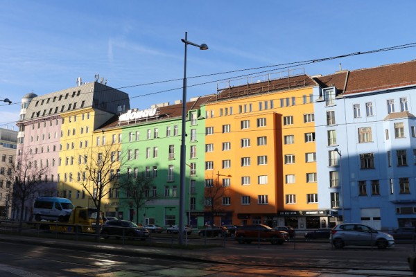 Цветные дома в Вене
