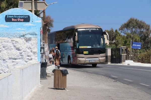Общественный транспорт на Санторини